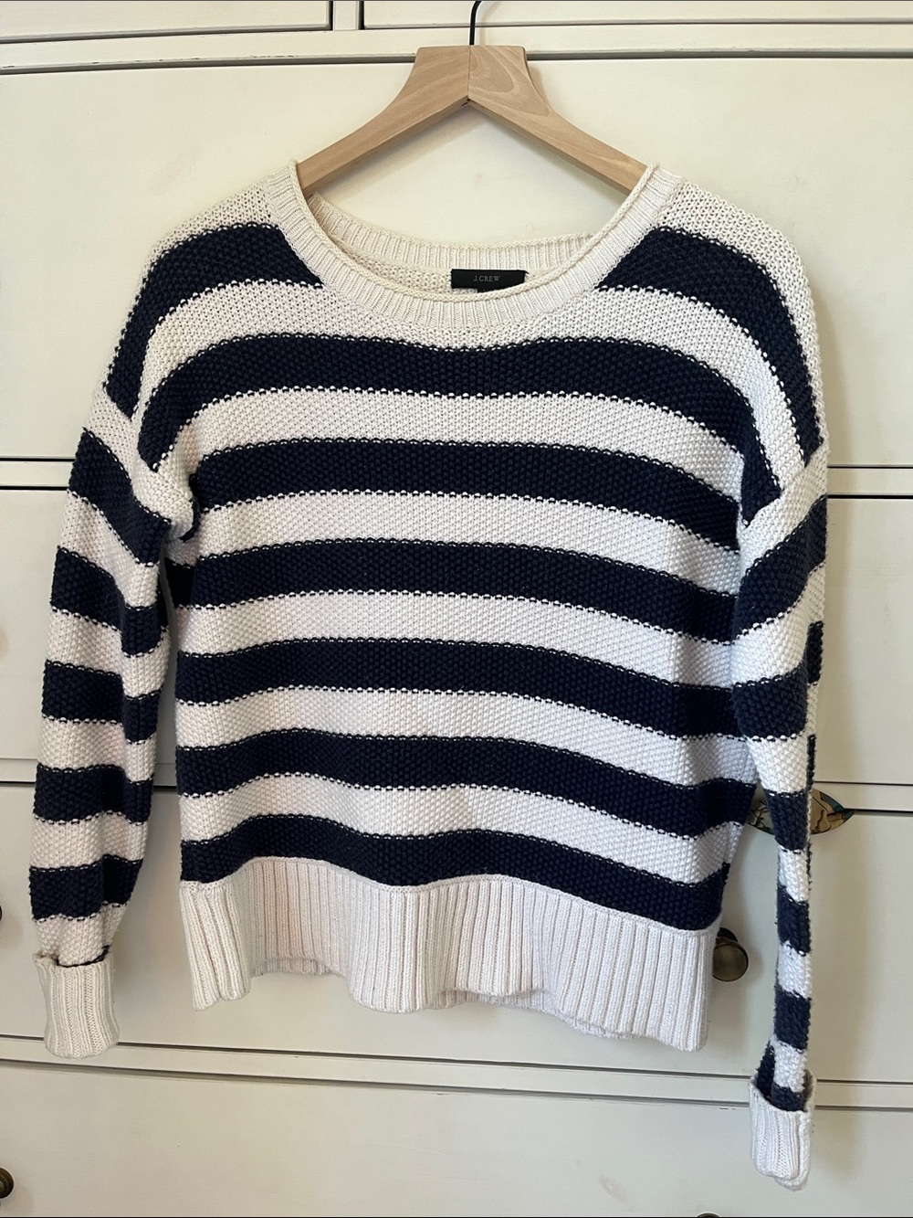J. Crew 100% Cotton Knit Sweater